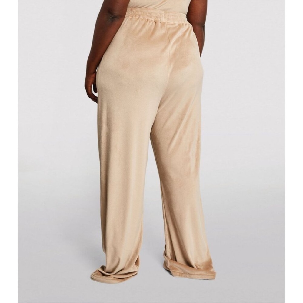 SKIMS Velour High Rise Wide Leg Pant. Honey. Size XL EUC. - Picture 2 of 7